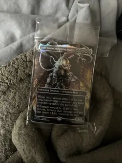 MTG Anti-Venom, Horrifying Healer 1 Media Promo Borderless Foil Marvel Legends - Image 1