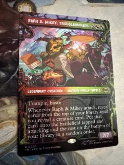 Raph & Mikey, Troublemakers (Showcase) Teenage Mutant Ninja Turtles Foil - Image 1