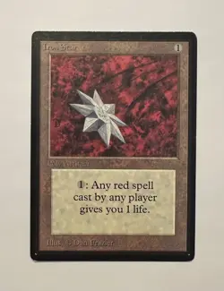 MTG (Magic the Gathering) – Iron Star – Beta (LP) - Image 1