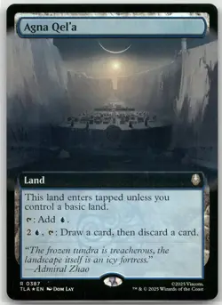 MTG Agna Qel'a (Extended Art) Foil NM Avatar: The Last Airbender Magic 387 - Image 1