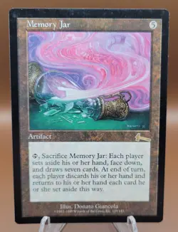 Memory Jar x1 MTG Urza's Legacy Magic Light Play LP English - Image 1