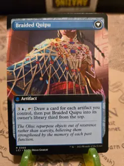 MTG Braided Net The Lost Caverns of Ixalan Regular Extended Art Rare NM - Image 2