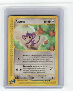 Aipom Aquapolis Common Pokemon Near Mint or Better - Image 1
