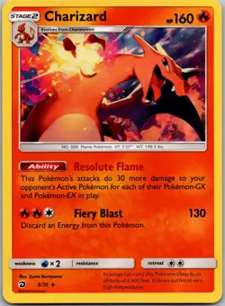 Charizard 3/70 - Dragon Majesty Holo Rare Pokemon TCG NM - Image 1