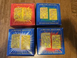 Pokemon Limited Edition 23K Gold Plated Trading Card Bundle - Image 5