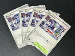 X4 Risky Ruins - Playset 127/132 Mega Evolution Pokemon TCG - NM - Image 1