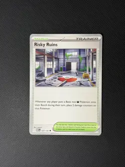 X4 Risky Ruins - Playset 127/132 Mega Evolution Pokemon TCG - NM - Image 3