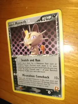 Pokemon TCG Rockets Meowth 46/109 Non Holo 2004 NM - Image 3
