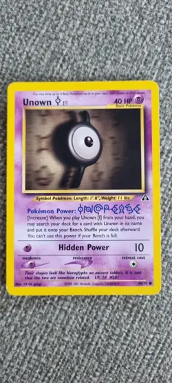 Unown [I] - Pokemon TCG - MP - Common - Neo Discovery 68/75 - Image 1