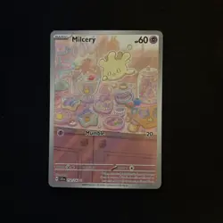 Pokemon TCG Milcery 152/142 Stellar Crown Illustration Rare Near Mint Condition - Image 1
