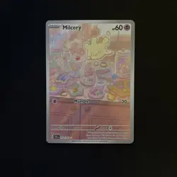 Pokemon TCG Milcery 152/142 Stellar Crown Illustration Rare Near Mint Condition - Image 1