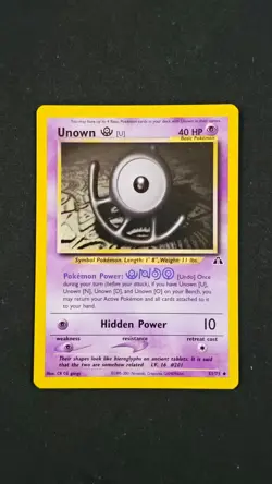 Pokemon - Neo Discovery - Unown (U) Non Holo - 51/75 - Image 1
