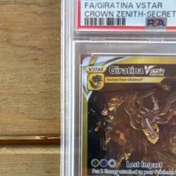 Pokemon Giratina VSTAR Secret Rare GG69 Crown Zenith PSA 10 Holo - Image 4