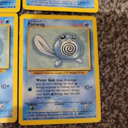 Pokemon TCG Poliwag Base Set 59/102 Regular Unlimited Common - Image 1