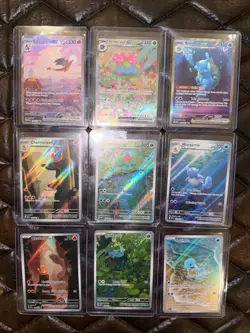 pokemon 151 starter set, all 9 - Image 1