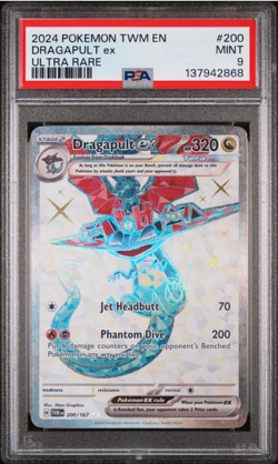 PSA 9 Dragapult ex (200/167) ULTRA RARE Holo - Pokemon Twilight Masquerade - Image 3