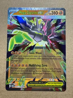 Mega Zygarde ex 047/088 Double Rare Perfect Order Pokemon Near Mint - Image 1