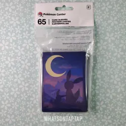 Pokemon Card Pokemon Center Exclusive Card Sleeves 65 Ct Eevee Umbreon Twilight - Image 1
