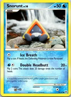 SNORUNT - 75/99 - ARCEUS - - LP - Image 1