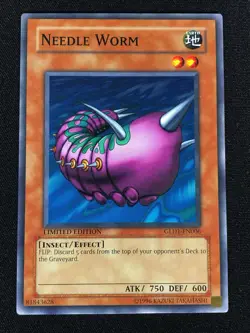 Yugioh Needle Worm GLD1-EN006 Common (NM) - Image 1