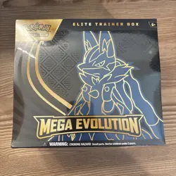 Pokemon TCG Mega Evolution Lucario Elite Trainer Box ETB NEW FACTORY SEALED - Image 1
