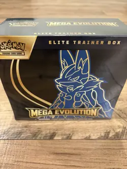 Pokemon TCG Mega Evolution ETB Lucario Elite Trainer Box NEW FACTORY SEALED - Image 1