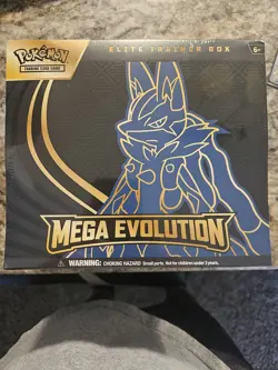 Pokemon TCG Mega Evolution Lucario Elite Trainer Box ETB SEALED - Image 1