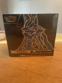 Mega Evolutions Lucario Pokemon Centre ETB Elite Trainer Boxes PKC Sealed! - Image 1