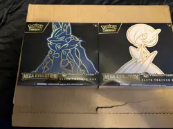 Pokemon Center Mega Evolution Gardevoir & Lucario ETB Elite Trainer Box Sealed - Image 1