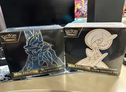 Pokemon Center Mega Evolution Gardevoir & Lucario ETB Elite Trainer Box Sealed - Image 1
