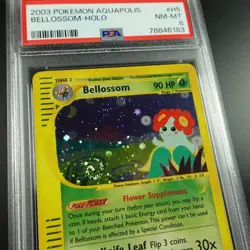 PSA 8 Bellossom H5/H32 Aquapolis E Series Holo Rare Graded Pokemon Card - Image 2