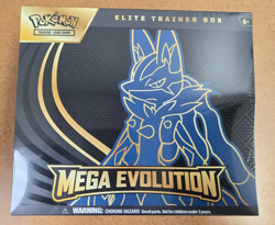 *Sealed Mega Evolution Elite Trainer Box Lucario ETB* Pokemon TCG - Image 1