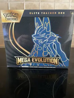 Pokemon TCG: Lucario Mega Evolution Elite Trainer Box ETB - Factory Sealed - Image 1
