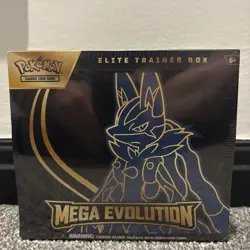 Pokemon TCG S&V Mega Evolution Lucario Elite Trainer Box ETB - NEW/SEALED - Image 1