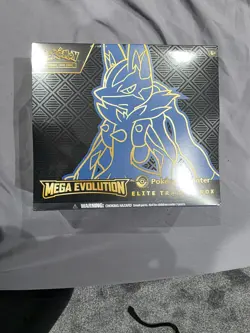 Pokemon Center Lucario Elite Trainer Box ETB Mega Evolutions New/Sealed TEAR - Image 1