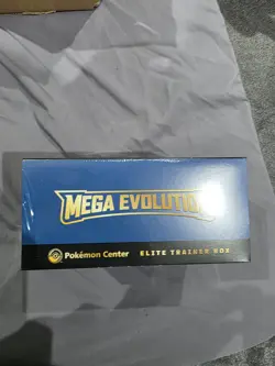 Pokemon Center Lucario Elite Trainer Box ETB Mega Evolutions New/Sealed TEAR - Image 5