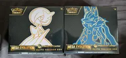 Pokemon Center ETB Mega Evolution Gardevoir & Lucario TCG Sealed - Image 1