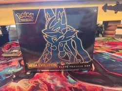 Pokemon Center TCG: Mega Evolutions Lucario Elite Trainer Box (ETB) - SEALED - Image 1