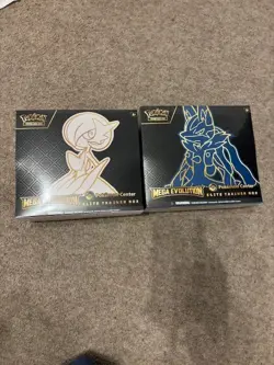 Pokemon Center Mega Evolution Gardevoir & Lucario ETB Sealed ✅Elite Trainer Box✅ - Image 1