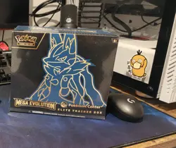 Pokemon Center Lucario Elite Trainer Box ETB Mega Evolutions New/Sealed TCG - Image 1