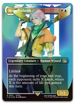 Hope Estheim (Borderless) (Surge Foil) #541 (NM) Final Fantasy FIN Magic MTG - Image 1