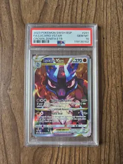 Lucario VSTAR SWSH291 SWSH: Sword & Shield Promo Cards Holo PSA 10 - Image 1