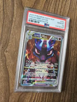 Lucario VSTAR SWSH291 SWSH: Sword & Shield Promo Cards Holo PSA 10 - Image 2