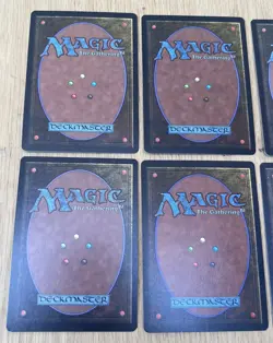 Magic The Gathering Beta Basic Land Swamp Variant A B & C Two Sets 6 Total Cards - Image 5