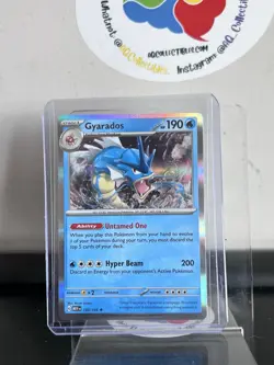 Gyarados Rare Holo Water 2023 Scarlet & Violet 151 Pokemon TCG Card 130/165 - Image 1