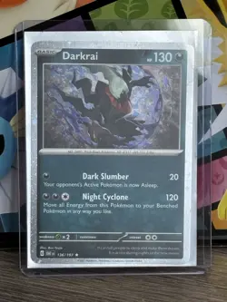 Pokemon TCG Obsidian Flames - Darkrai #136/197 - Rare Cosmos Holo Card - Image 5