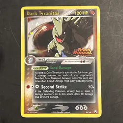 Dark Tyranitar 20/109 Reverse Holo Pokemon Card TCG EX Team Rocket Returns Dmg - Image 1