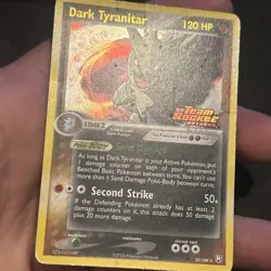 Dark Tyranitar 20/109 Reverse Holo Pokemon Card TCG EX Team Rocket Returns Dmg - Image 4
