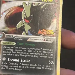 Dark Tyranitar 20/109 Reverse Holo Pokemon Card TCG EX Team Rocket Returns Dmg - Image 5