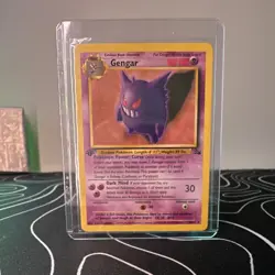 Nintendo Gengar Fossil Rare 1st Edition 26/62 Regular Pokemon Card 1999 - Image 1